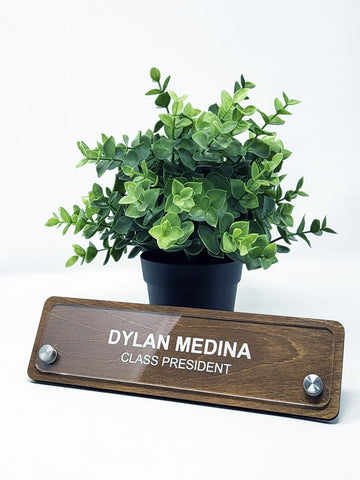 Desk Nameplate